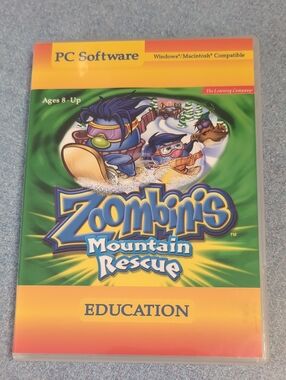 NIB Zoombinis Mountain Rescue PC Software - Green